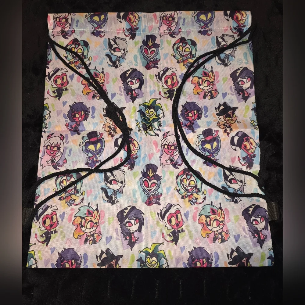 Helluva Boss Drawstring Bookbag Backpack! New Fanmade‎